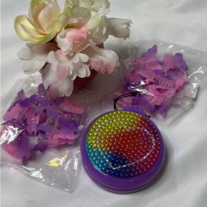 🐼 3/$25 girls purple and pink hair bundle